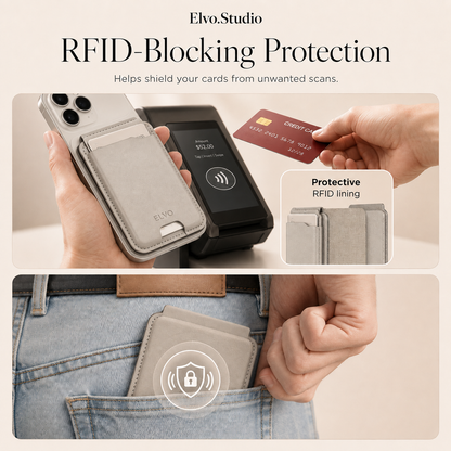 color-gray | ELVO Wallet gray RFID-blocking protection